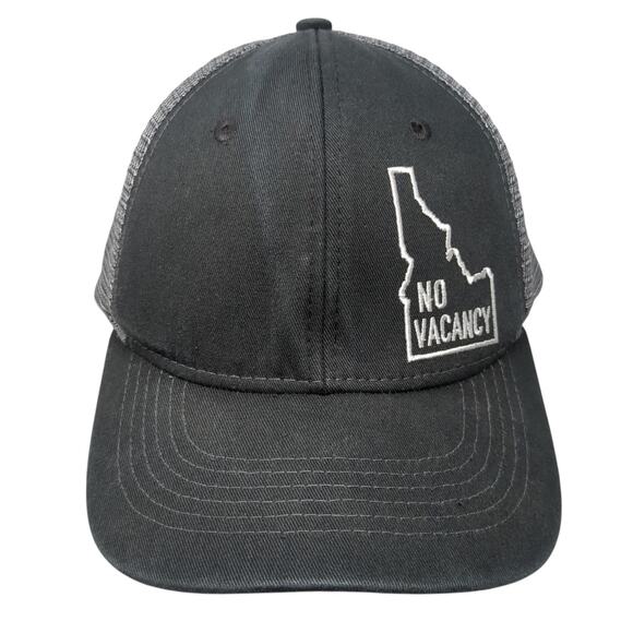 Idaho No Vacancy Snapback Trucker Hat Black OS Adjustable Arcadian Outfitters - Picture 1 of 9